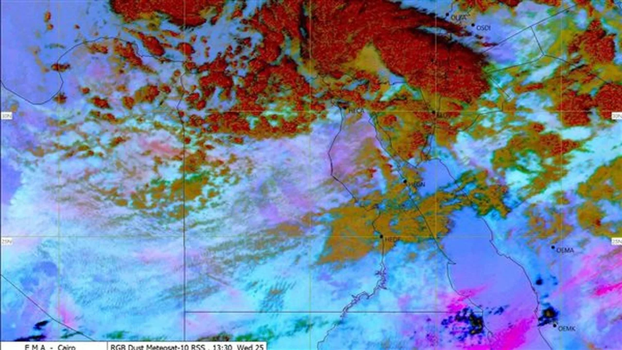 استقرار درجات الحرارة في القاهرة مع فرص لسقوط أمطار خفيفة بمصر اليوم
